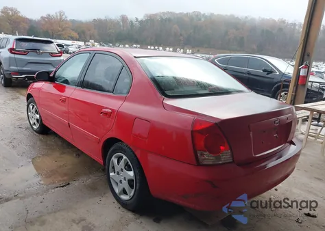 2004 Hyundai Elantra Gls/Gt z USA, uszkodzony, nr VIN KMHDN46D44U837932